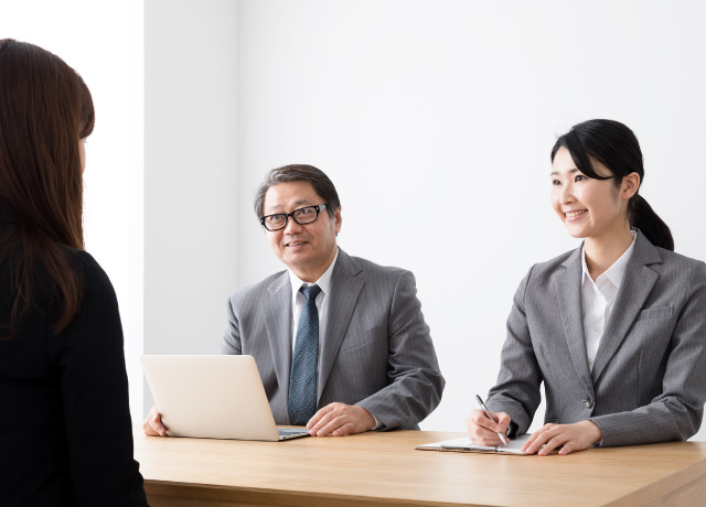 求職者の希望を丁寧にヒアリング